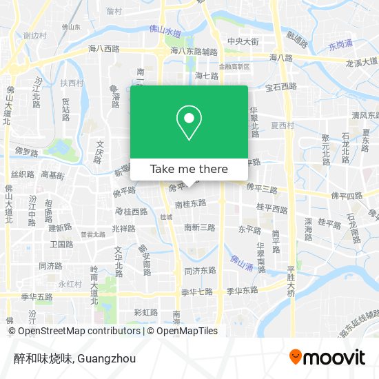 醉和味烧味 map