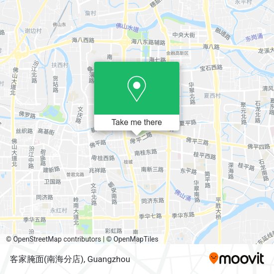 客家腌面(南海分店) map