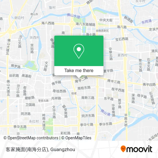 客家腌面(南海分店) map