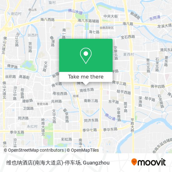 维也纳酒店(南海大道店)-停车场 map