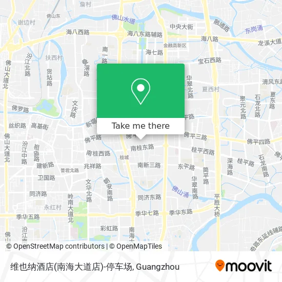 维也纳酒店(南海大道店)-停车场 map