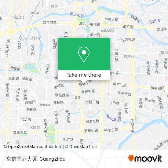 京信国际大厦 map