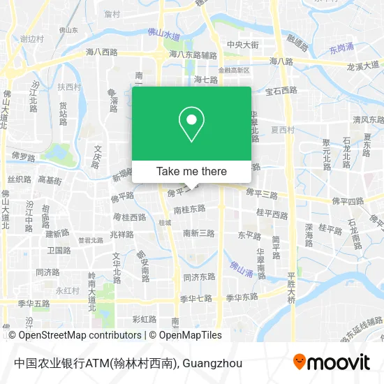 中国农业银行ATM(翰林村西南) map