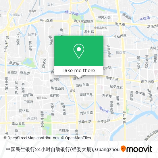 中国民生银行24小时自助银行(经委大厦) map