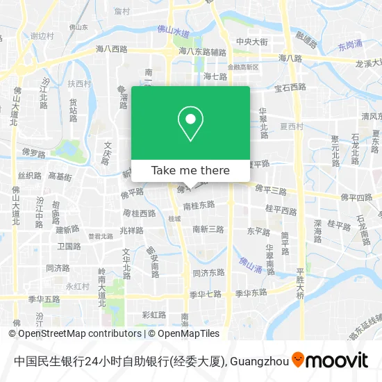中国民生银行24小时自助银行(经委大厦) map