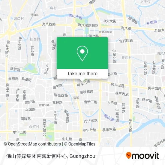 佛山传媒集团南海新闻中心 map
