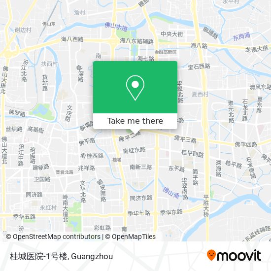 桂城医院-1号楼 map
