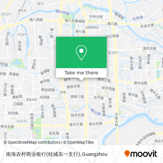 南海农村商业银行(桂城东一支行) map