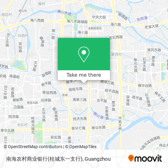 南海农村商业银行(桂城东一支行) map