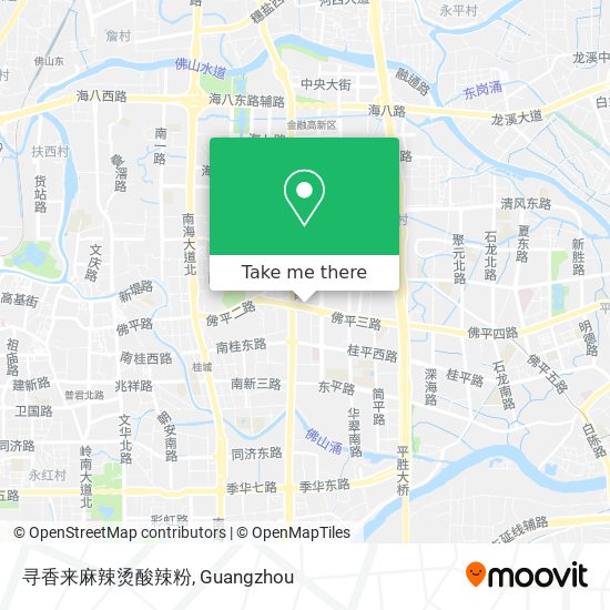 寻香来麻辣烫酸辣粉 map