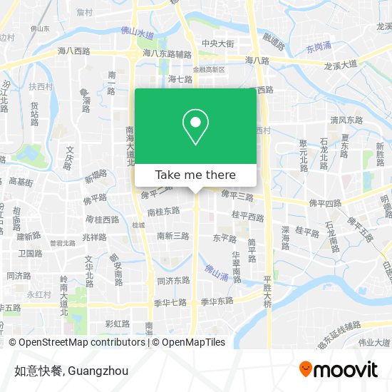 如意快餐 map