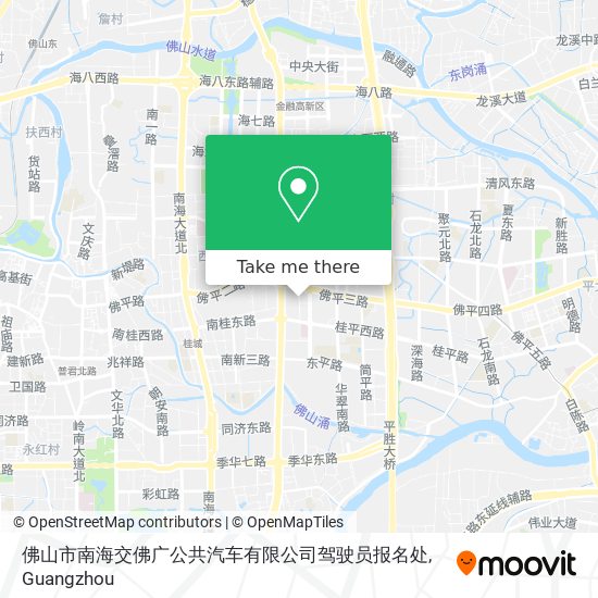 佛山市南海交佛广公共汽车有限公司驾驶员报名处 map