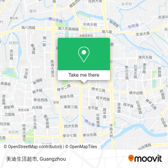 美迪生活超市 map