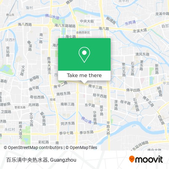 百乐满中央热水器 map