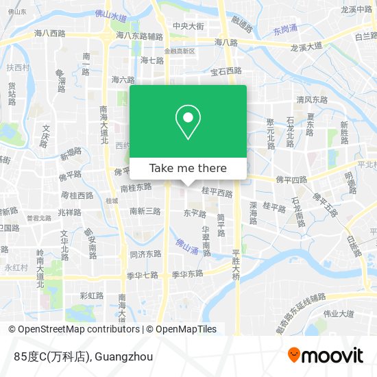85度C(万科店) map