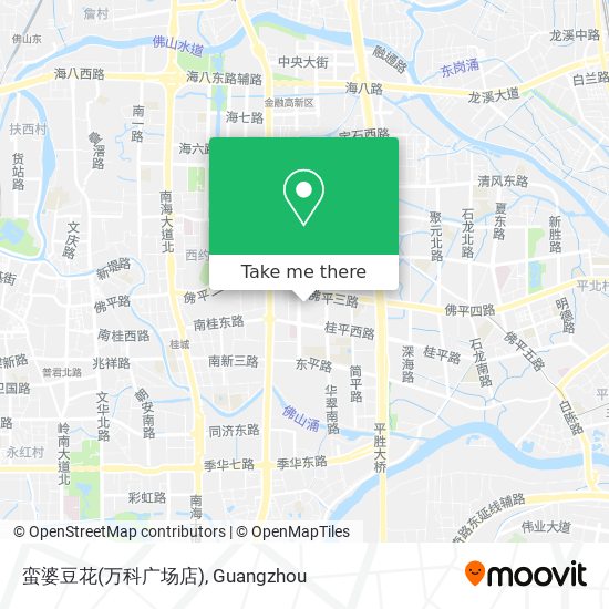 蛮婆豆花(万科广场店) map