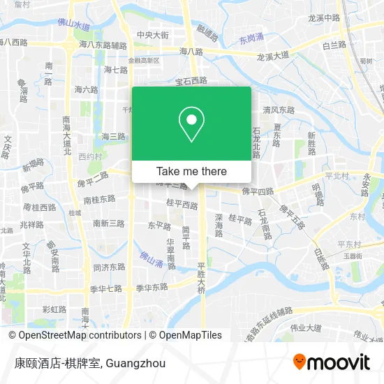 康颐酒店-棋牌室 map