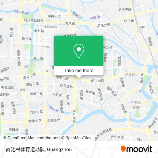 简池村体育运动队 map