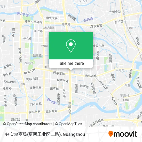 好实惠商场(夏西工业区二路) map