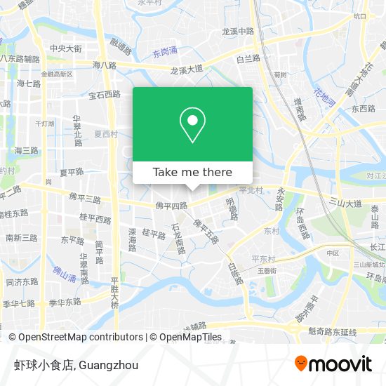 虾球小食店 map