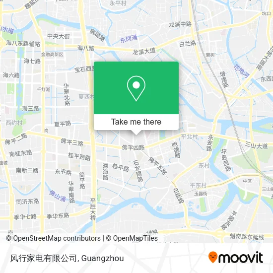 风行家电有限公司 map