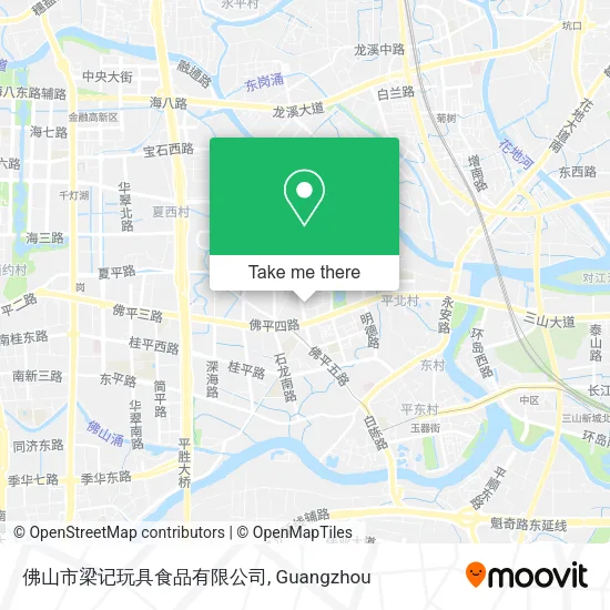 佛山市梁记玩具食品有限公司 map