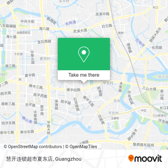 慧开连锁超市夏东店 map