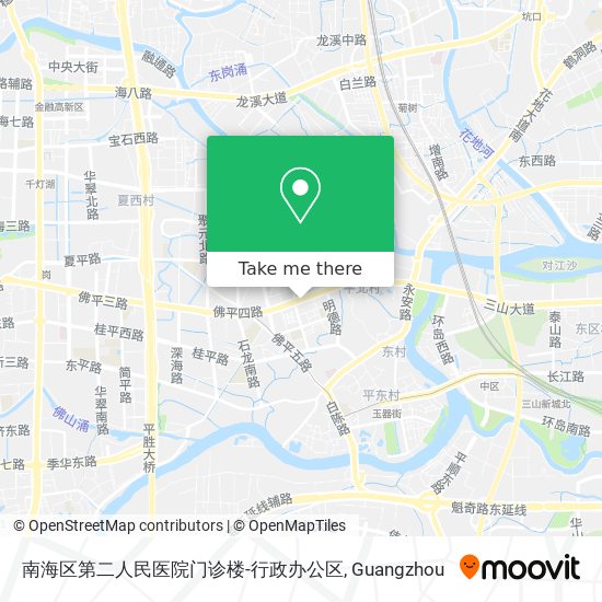 南海区第二人民医院门诊楼-行政办公区 map