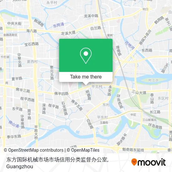 东方国际机械市场市场信用分类监督办公室 map