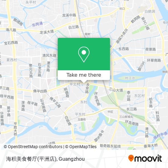 海积美食餐厅(平洲店) map