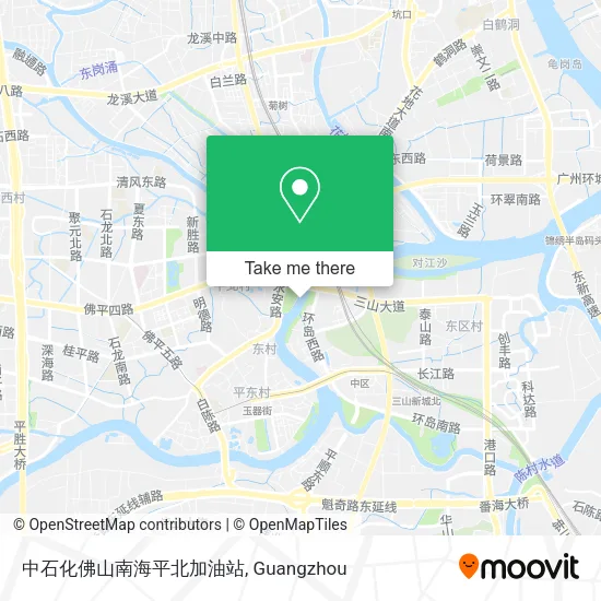 中石化佛山南海平北加油站 map