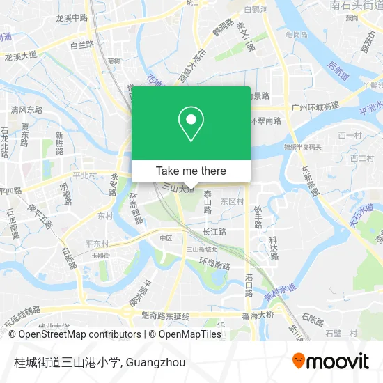 桂城街道三山港小学 map