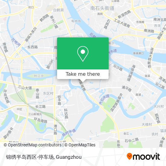 锦绣半岛西区-停车场 map