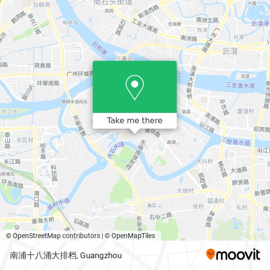 南浦十八涌大排档 map
