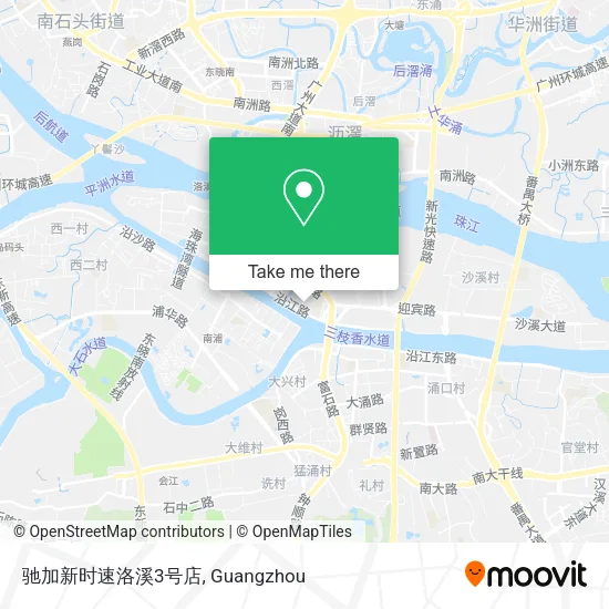 驰加新时速洛溪3号店 map