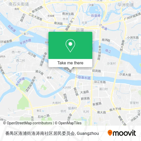 番禺区洛浦街洛涛南社区居民委员会 map
