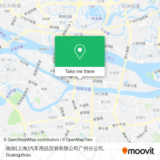 驰加(上海)汽车用品贸易有限公司广州分公司 map