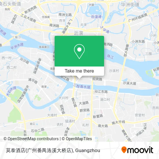 莫泰酒店(广州番禺洛溪大桥店) map