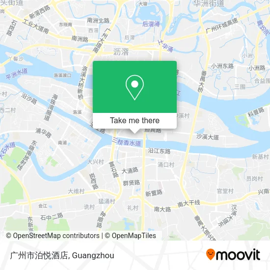 广州市泊悦酒店 map