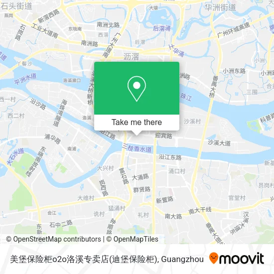 美堡保险柜o2o洛溪专卖店(迪堡保险柜) map