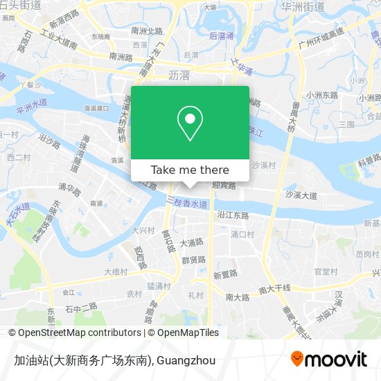 加油站(大新商务广场东南) map