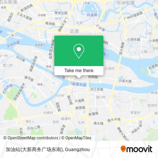 加油站(大新商务广场东南) map