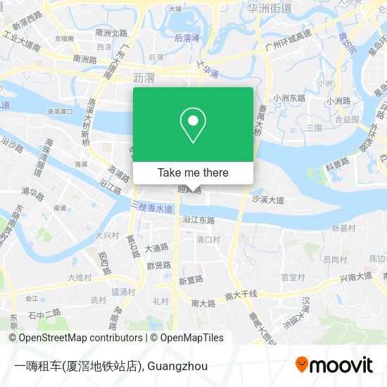 一嗨租车(厦滘地铁站店) map