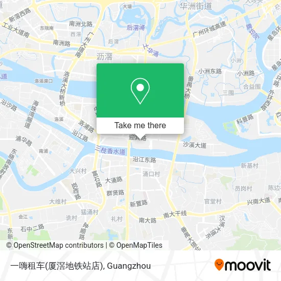 一嗨租车(厦滘地铁站店) map
