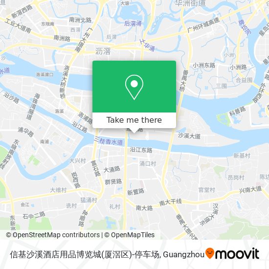 信基沙溪酒店用品博览城(厦滘区)-停车场 map