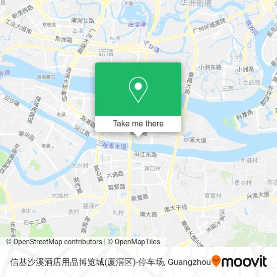 信基沙溪酒店用品博览城(厦滘区)-停车场 map