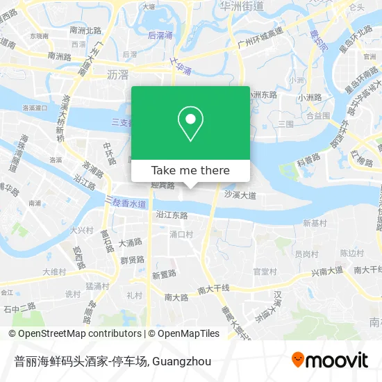 普丽海鲜码头酒家-停车场 map