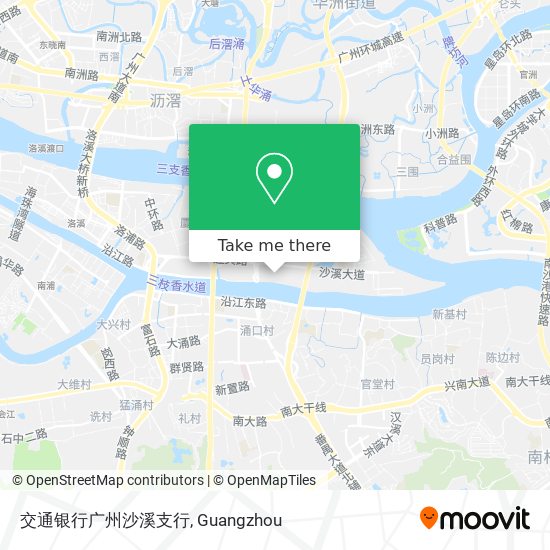 交通银行广州沙溪支行 map