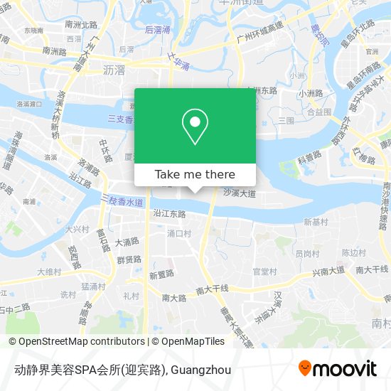 动静界美容SPA会所(迎宾路) map
