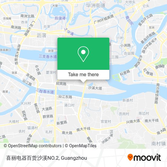 喜丽电器百货沙溪NO.2 map